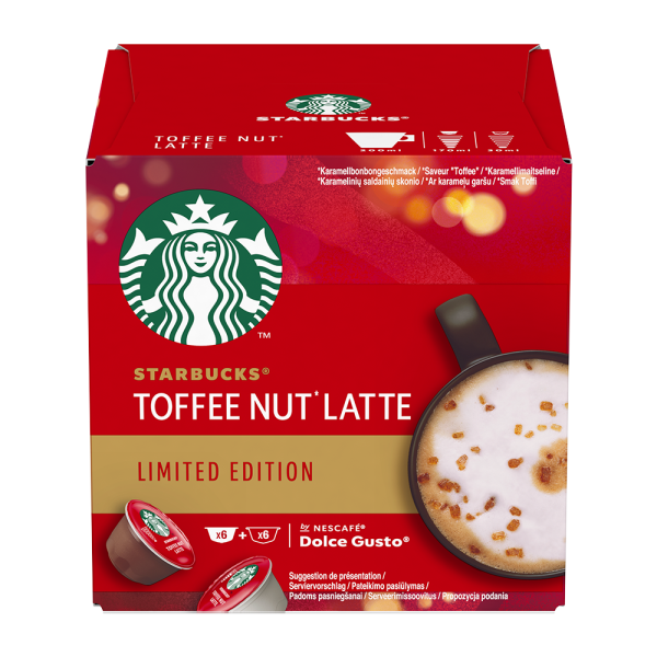 STARBUCKS® TOFFEE NUT LATTE by NESCAFÉ DOLCE GUSTO®