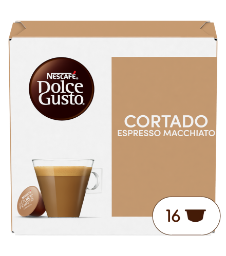 Boîte de 16 capsules CORTADO 16 CAPSULES NESCAFÉ® Dolce Gusto®