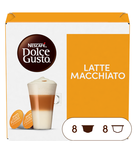 Boîte de 16 capsules LATTE MACCHIATO 16 CAPSULES NESCAFÉ® Dolce Gusto®