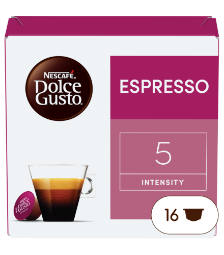 ESPRESSO 16 KAPSELN Box - Vorderseite - NESCAFÉ® Dolce Gusto®