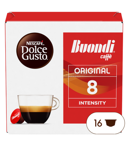 BUONDI 16 KAPSELN Box - Vorderseite - NESCAFÉ® Dolce Gusto®