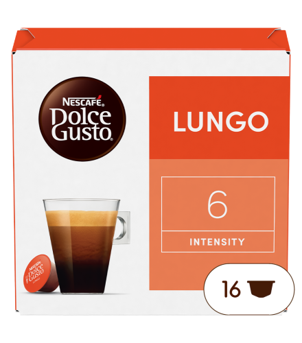 LUNGO 16 KAPSELN Box - Vorderseite - NESCAFÉ® Dolce Gusto®
