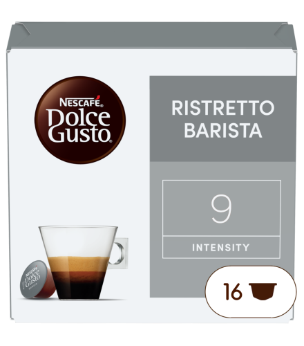RISTRETTO BARISTA 16 KAPSELN Box - Vorderseite - NESCAFÉ® Dolce Gusto®
