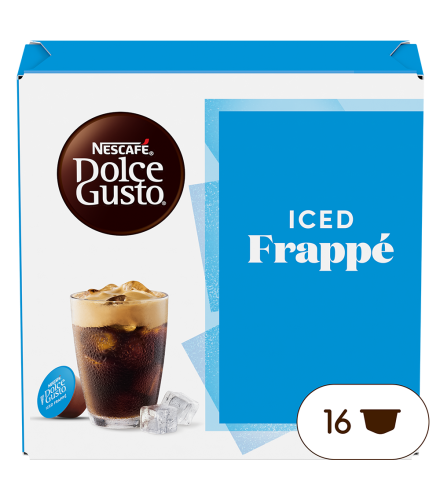 vue avant du pack de capsules d'iced frappé