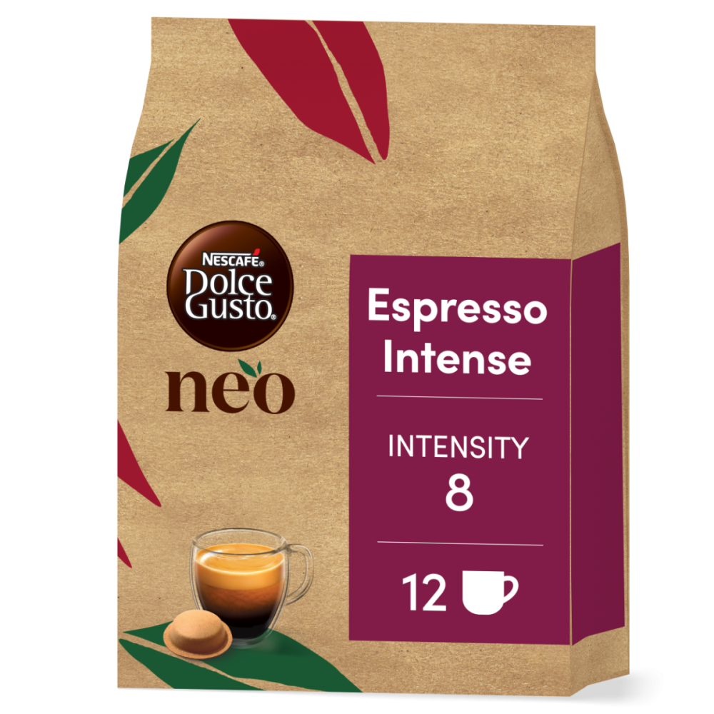 NEO Espresso Intense 12 Pods Box - Vorderseite - NESCAFÉ® Dolce Gusto®