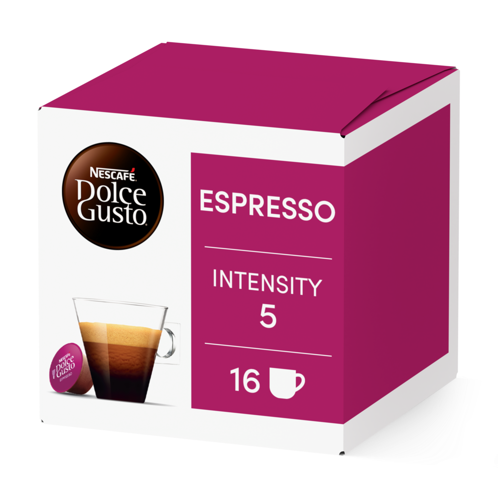 ESPRESSO 16 KAPSELN Box - Vorderseite - NESCAFÉ® Dolce Gusto®