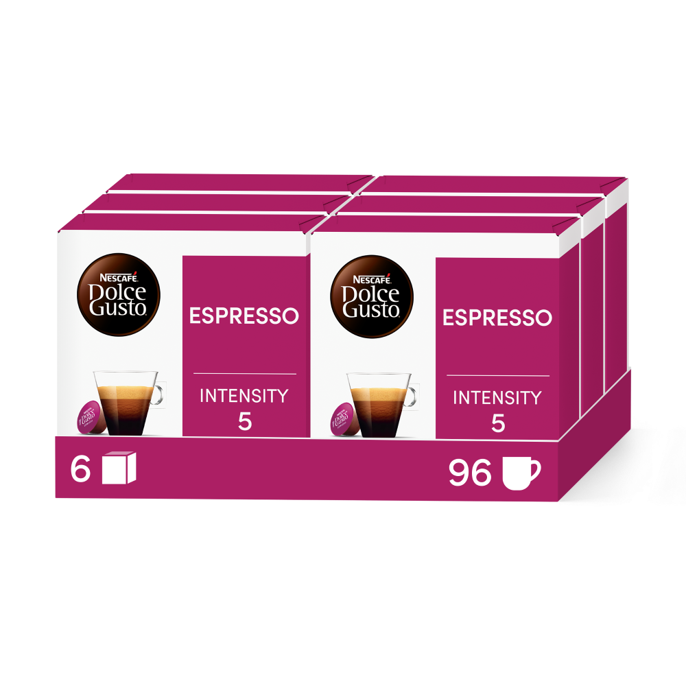 ESPRESSO VORTEILSPACK 96 KAPSELN Box - Vorderseite - NESCAFÉ® Dolce Gusto®