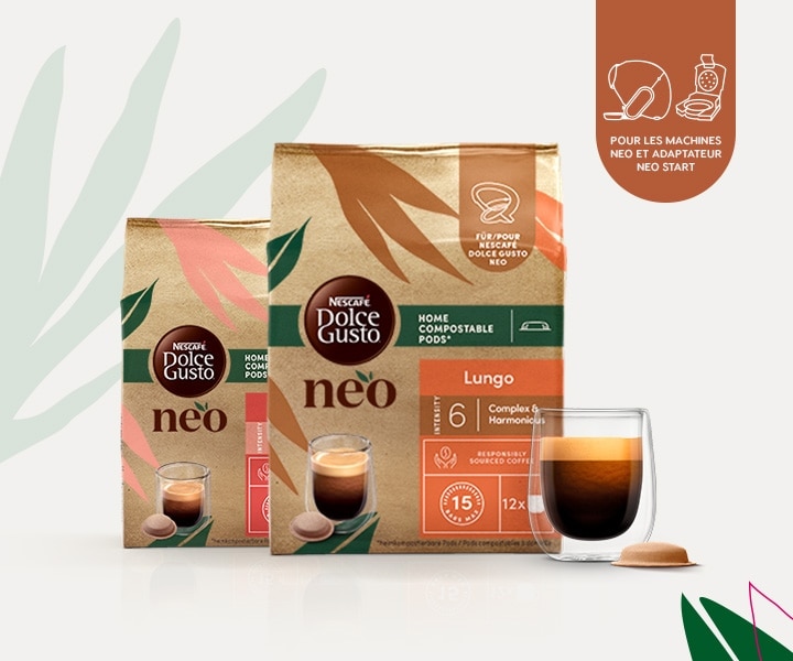 Packs NESCAFÉ® Dolce Gusto® lungo et espresso intenso