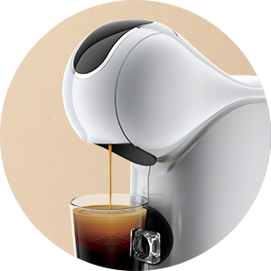 Coffee drink in machine