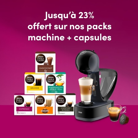 Capsules café, chocolat et Machines à café