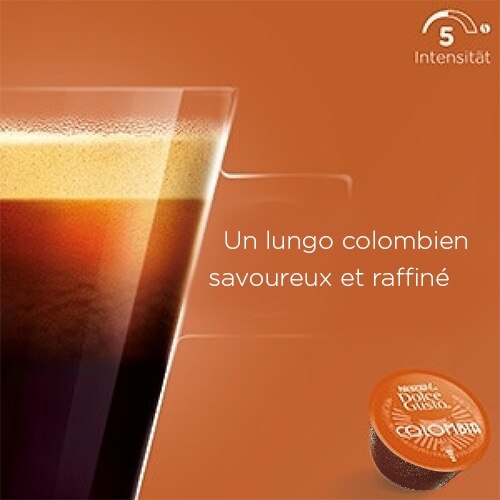 Acheter 12 capsules Colombia Lungo en ligne - NESCAFÉ® Dolce Gusto®