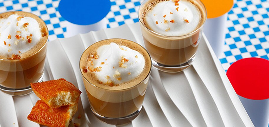 CORTADO Rezept mit Orangenblütenmilch-Espuma